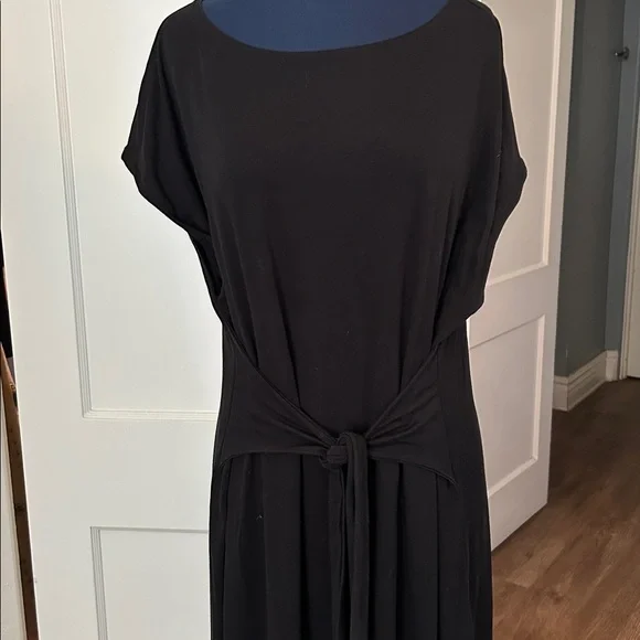 Eileen Fisher Black Maxi Dress - Picture 2 of 5